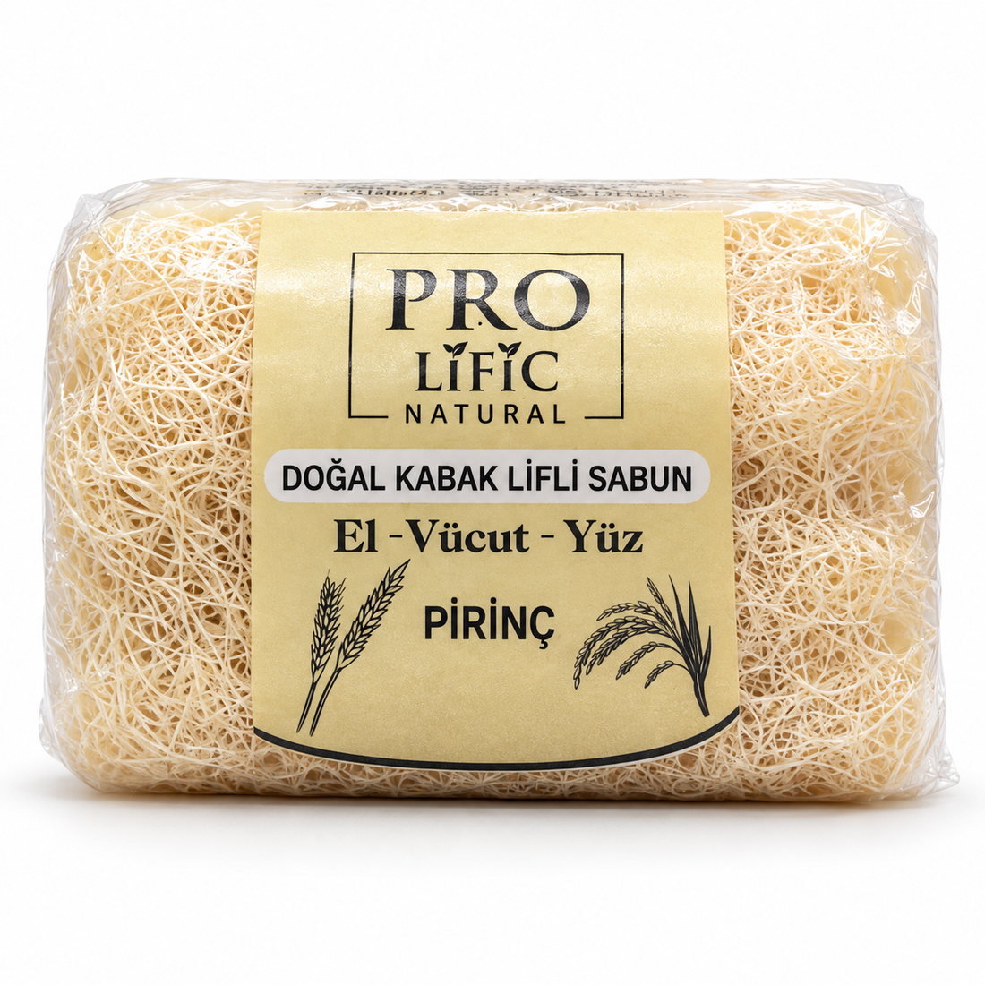 Doğal Kabak Lifli Pirinç Sabun