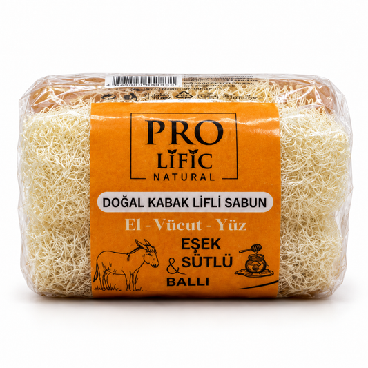 Kabak Lifli Eşek Sütlü & Ballı Sabun