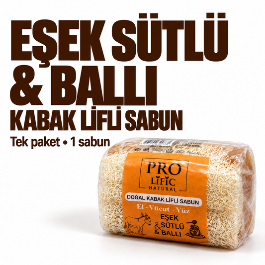 Kabak Lifli Eşek Sütlü & Ballı Sabun