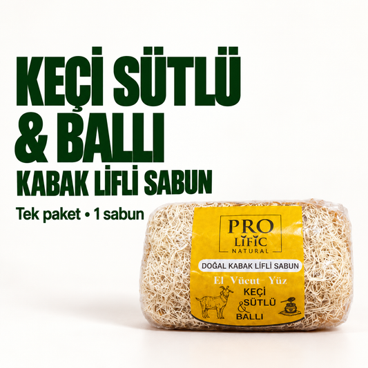 Kabak Lifli Keçi Sütlü & Ballı Sabun