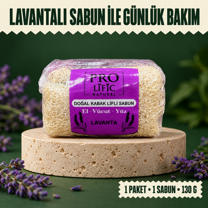 Kabak Lifli Lavantalı Sabun