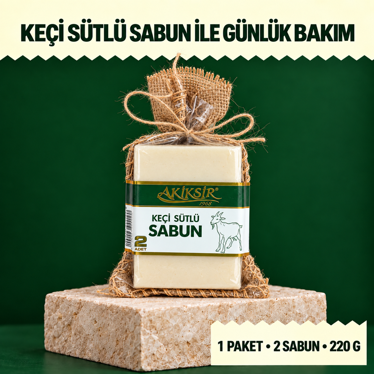 Bitkisel Keçi Sütlü Sabun